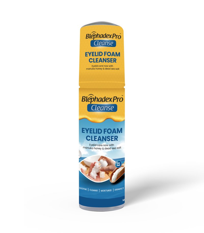 Visual Advantage Lunovus Eyelid Foam Cleanser with Manuka Honey and Dead Sea Salt – Gentle Daily Cleansing