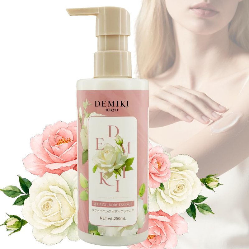 DEMIKI Body Lotion Moisturizer Skin Care with Niacinamide - Japanese Body Lotion for Women, Beauty & Personal Care, Body Cream for Dry Skin, Perfume Moisturizer, Summer Essentials Skincare 8.45fl.oz