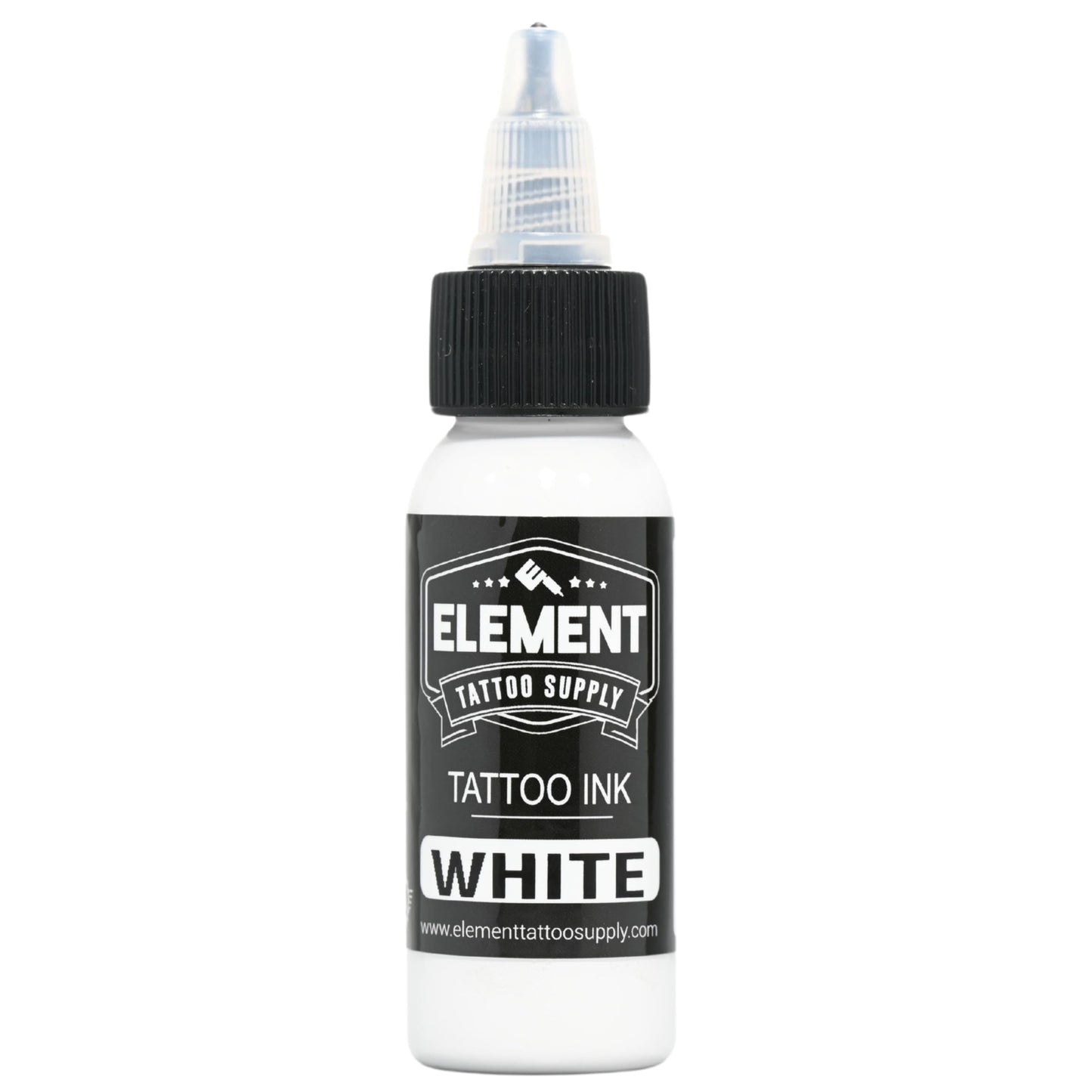 Element Tattoo Supply Greywash Tattoo Ink Set Light Medium Dark Blend Nighthawk Black Element White Formula for Shading Outlining Mixing Tattoo Work 1oz Bottle 5 Bottles