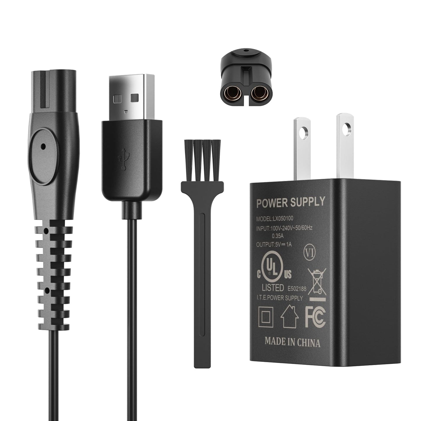 Xxszhy 5V Fast Charger Fit for Philips Norelco One Blade QP2724 QP2834 QP1324 QP4631 QP6542 QP6552 QP4530 QP1924 MG7910 MG5910 MG9510 MG9525 Fit for Phillips One Blade Trimmer Electric Shaver Razor