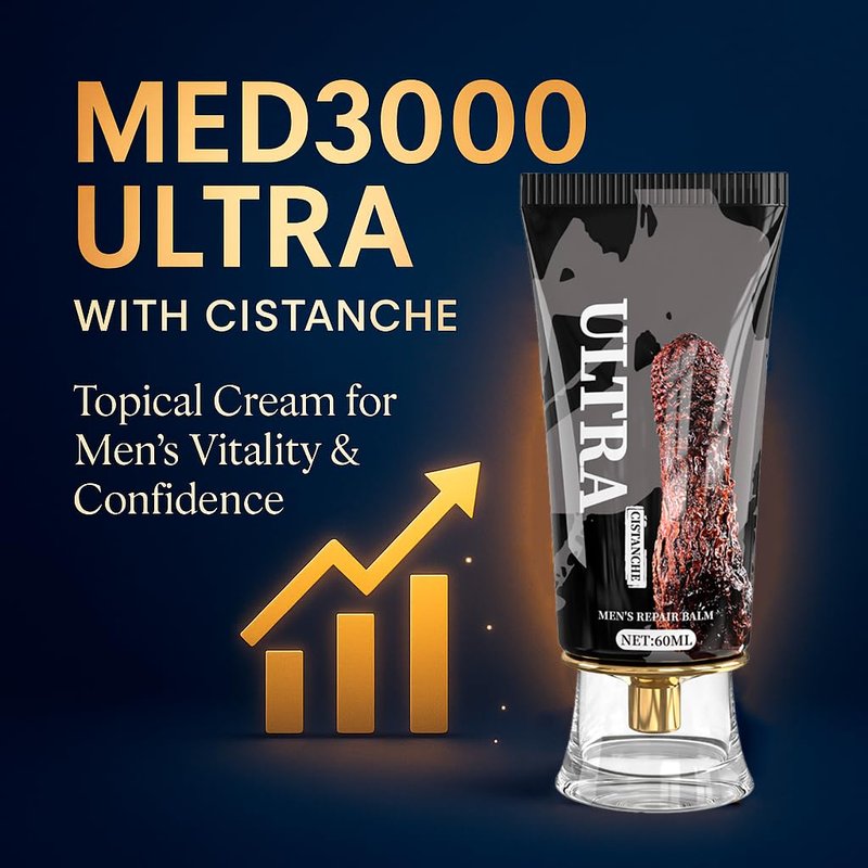 Irvy Enlargement Cream MED3000 ULTRA with Cistanche – Extra Strength Gel for Men's Support for Stamina & Thickness