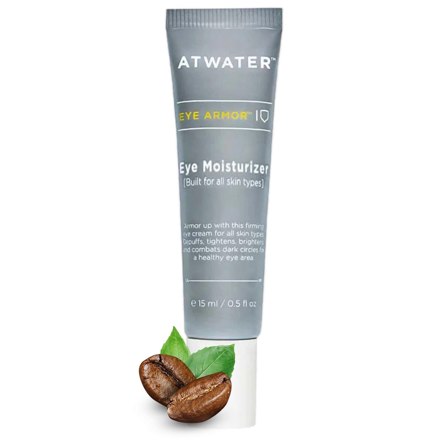 ATWATER Men's Eye Cream, Anti-Aging Under Eye Treatment for Circles, Puffiness and Fine Lines, Hydrating Face Moisturizer for Men