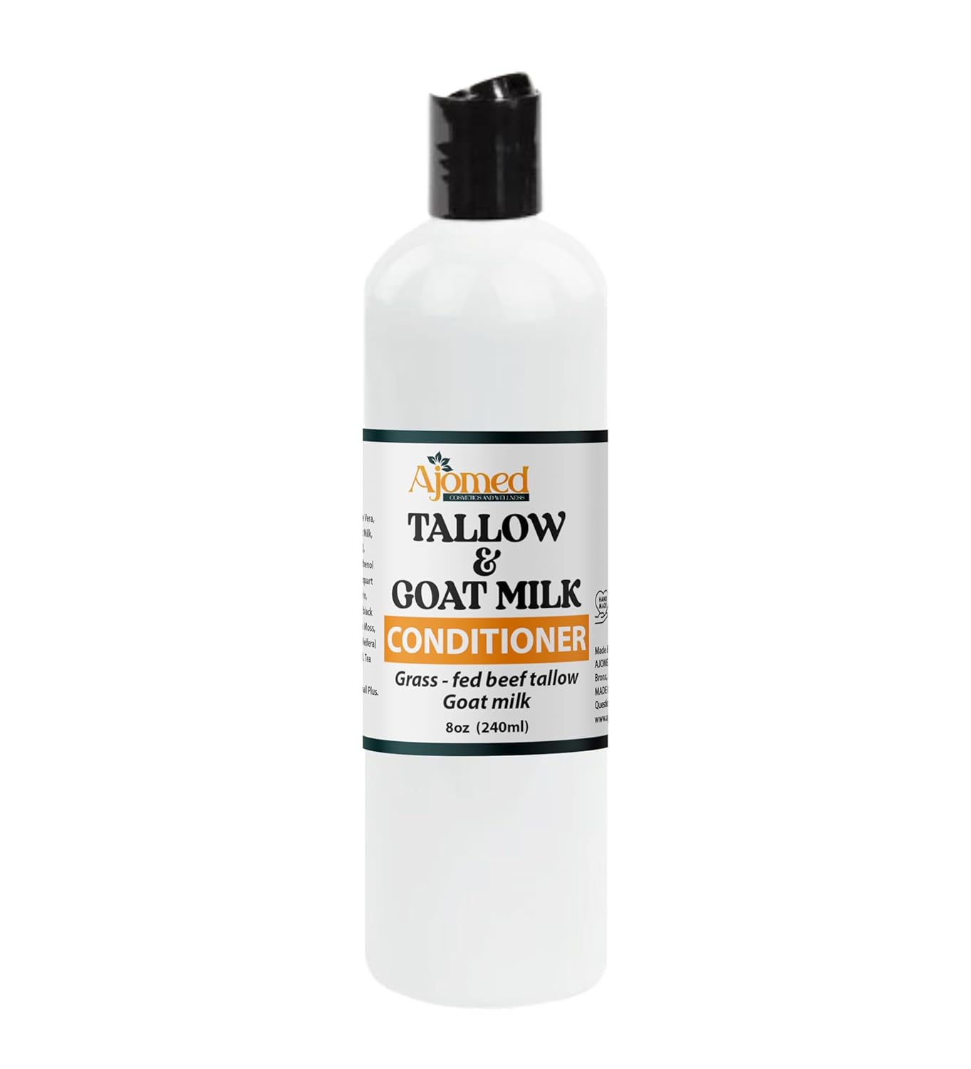 Beef Tallow & Goat Milk Shampoo and Conditioner Set | Handmade Hair Care for Thinning Relief - 8 Oz