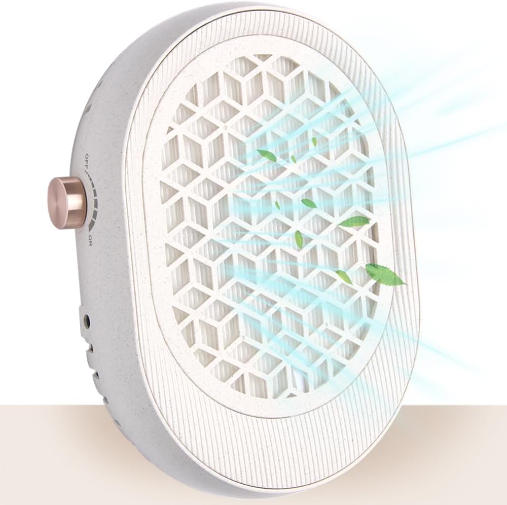 Nail Dust Collector - Voolex Low Noise Nail Fan with Reusable Filter | Professional Nail Art Tool for Salons