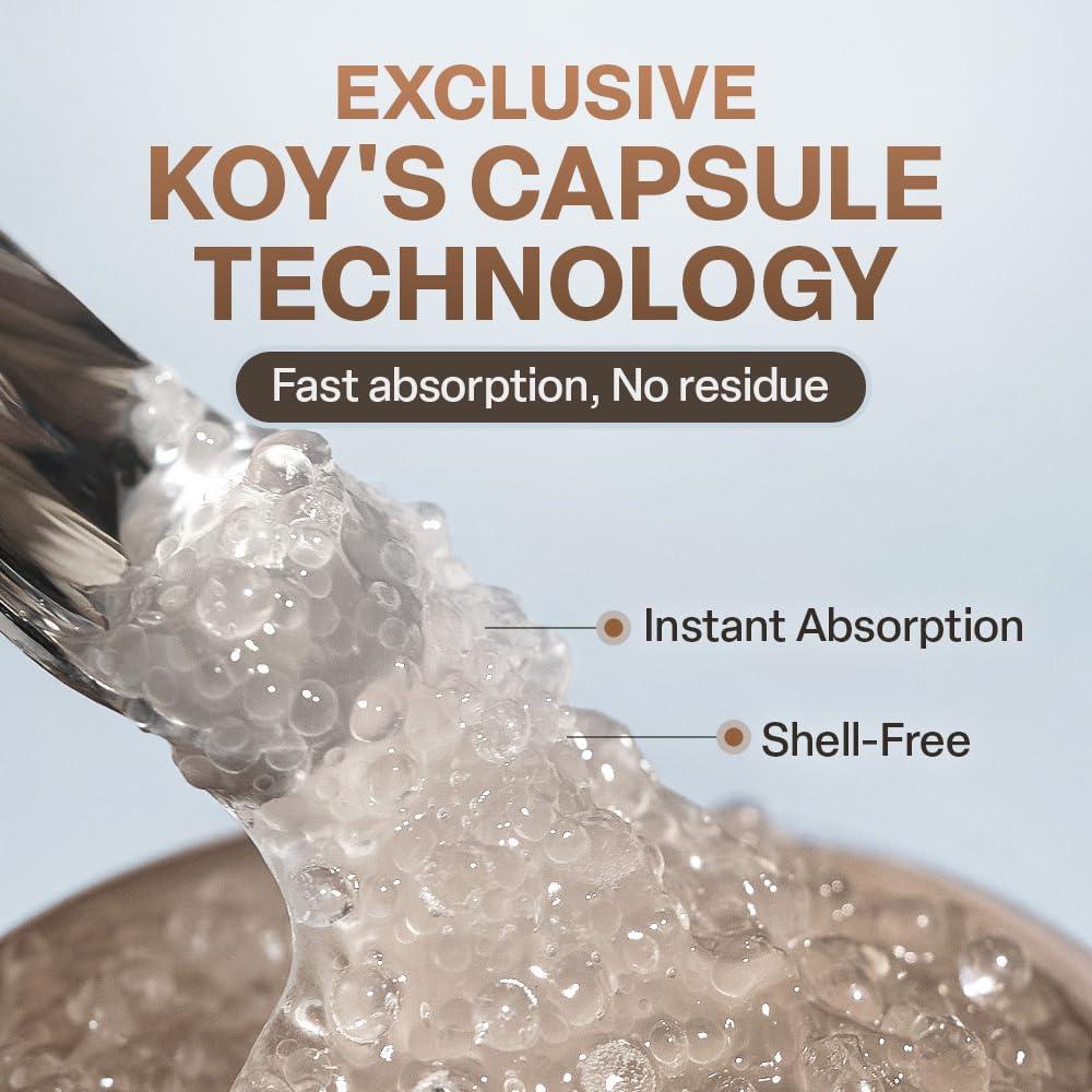KOY Flow Lifting Wrapping Cream, Anti-Aging Wrinkle Treatment with French Lifting Capsule, Face Firms & Skincare, lightweight Moisturizer, Low Irritation, Radiant Skin for All Skin Types, 1.69 fl oz