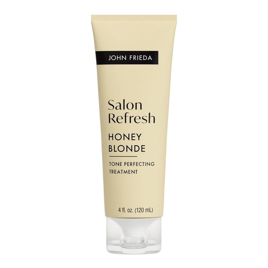 John Frieda Salon Blonde Honey Tone Perfecting Treatment with Protein-Peptide Complex, Hair Toner, Toner for Blonde Hair 4 fl oz