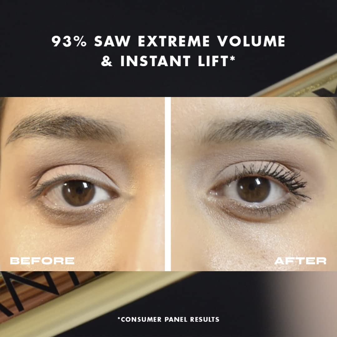 Milani Highly Rated Anti-Gravity Black Mascara with Castor Oil and Molded Hourglass Shaped Brush & Milani Highly Rated Lash and Brow Enhancing Growth Serum
