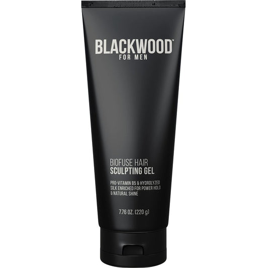 Blackwood For Men BioFuse Hair Sculpting Gel - Men's Hair Styling Product for All Hair Types - Long Lasting Hold - Natural Vegan Formula - Sulfate Free, Paraben Free, & Cruelty Free (7.76 Oz)