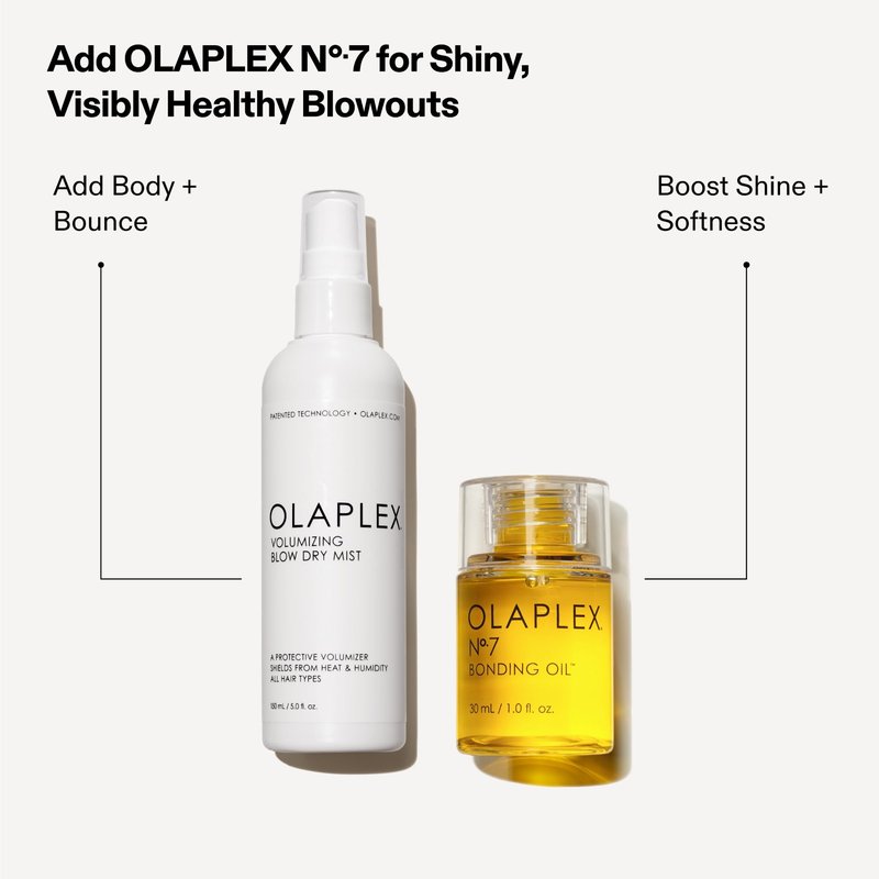 Olaplex Volumizing Blow Dry Mist: Weightless Volume, Body & Bounce | 450ºF/232ºC heat protection | For Coily, Curly, Straight, and Wavy, 150 mL / 5.0 Fl Oz