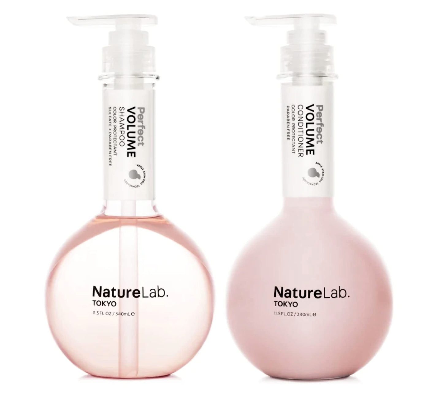 NatureLab.TOKYO Perfect Volume Shampoo & Conditioner Duo - Weightless Frizz Control for Smoother, Healthier Hair and Scalp I 11.5 FL OZ Each | $38 VALUE