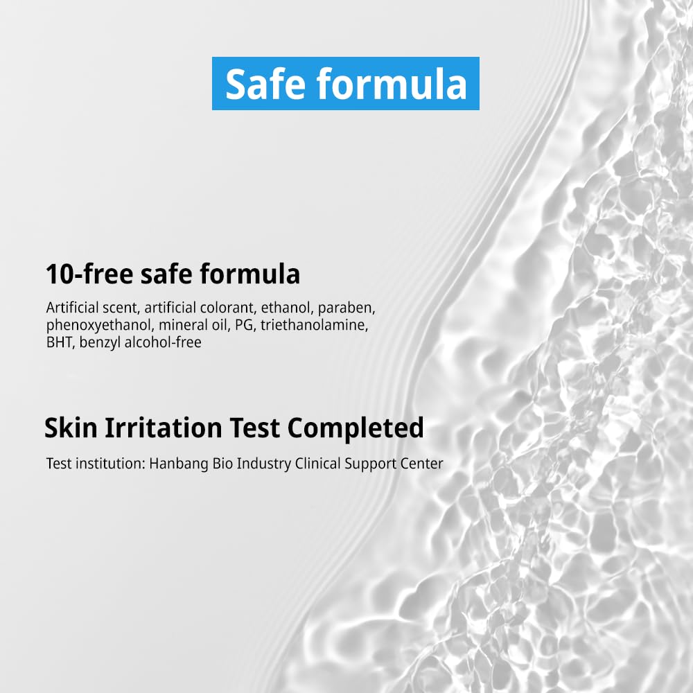 Zeroid Soothing Sheet Mask for Sensitive Dry Skin - Hydrating Korean Face Mask with Hyaluronic Acid & Ceramide | 5 Pure Cotton Sheets