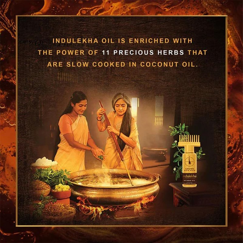 Indulekha Bringha Complete Hair Care Oil 100ml (Pack of 3)