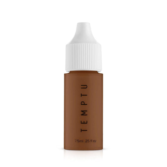 TEMPTU SilkSphere Airbrush Foundation: Long-Lasting Liquid Makeup, Medium-Full Coverage | 4-In-1 Formula Foundation, Primer, Concealer & Corrector | Luminous, Dewy Finish | 11 N/W Chestnut|.25 Fl Oz