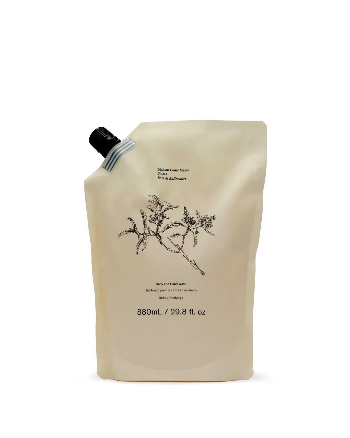 Maison Louis Marie - No.04 Bois de Balincourt Natural Body + Hand Wash | Luxury Clean Beauty + Non-Toxic Fragrance (14.8 fl oz | 440 ml)