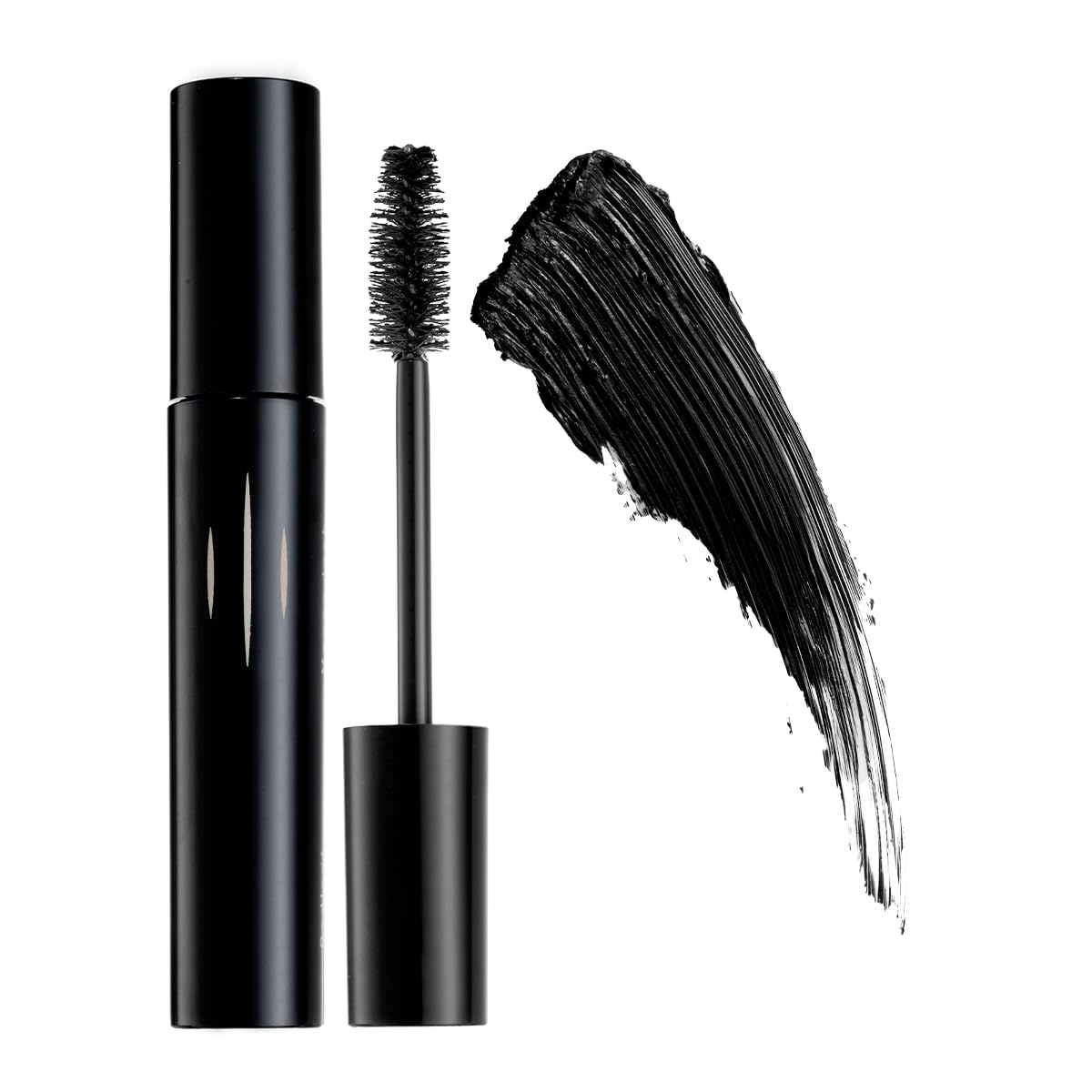 Radiant Professional Lengthening Mascara with brush – Smudge-Proof Curl Mascara Volume and Length for Sensitive Eyes, Cruelty Free, Ideal for Mature & Young Women, 0.43 oz (01 Black)