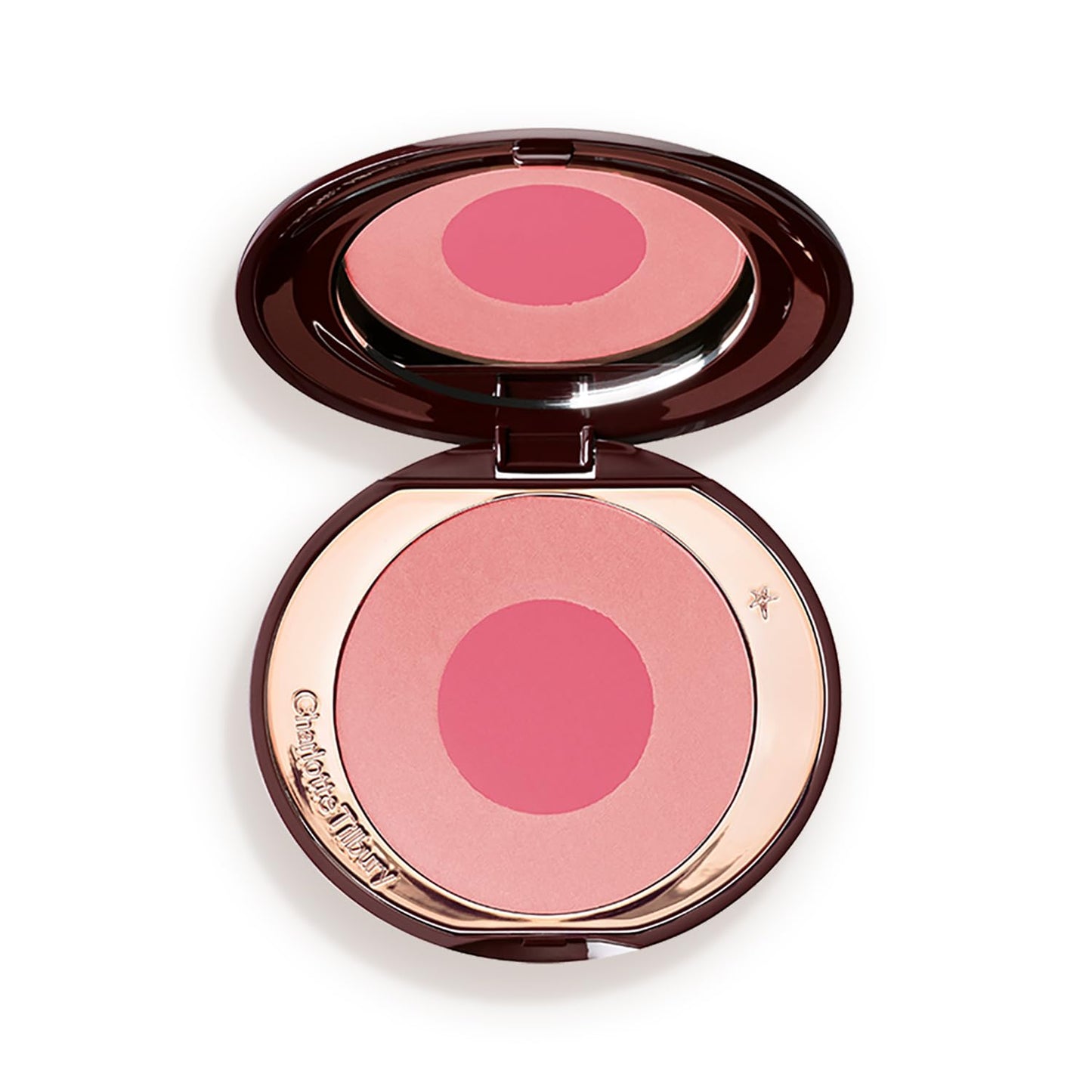 Charlotte Tilbury Cheek to Chic Powder Blush - Two-Tone Radiant Makeup for Buildable Color | Smooth & Luminous Finish