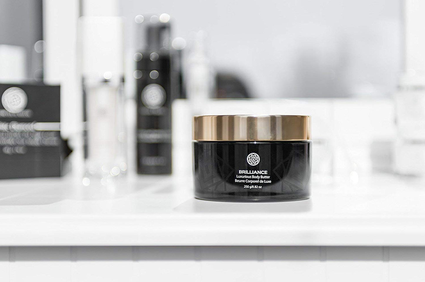 Forever Flawless BRILLIANCE - Diamond Body Butter for Silky Smooth Skin Improve Skin Smoothness and Rejuvenate with Anti Aging Care FF84, (8.82 oz)