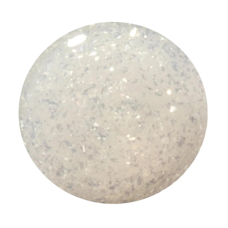 Dazzle Dry Nail Lacquer - Cupid's Arrow Sheer White with Gold Sparkle | 0.5 fl oz