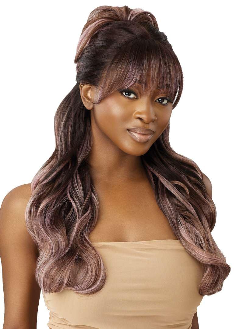 Outre Lace Front Wig - Melted Hairline - Mandisa (JET BLACK 1)