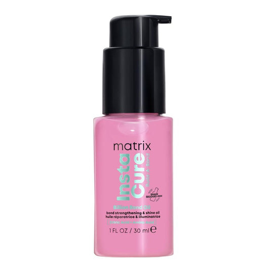 Matrix Instacure Build-A-Bond Billion Bond Oil, Professional Hair Repair for Mega Damaged Hair, 30ml