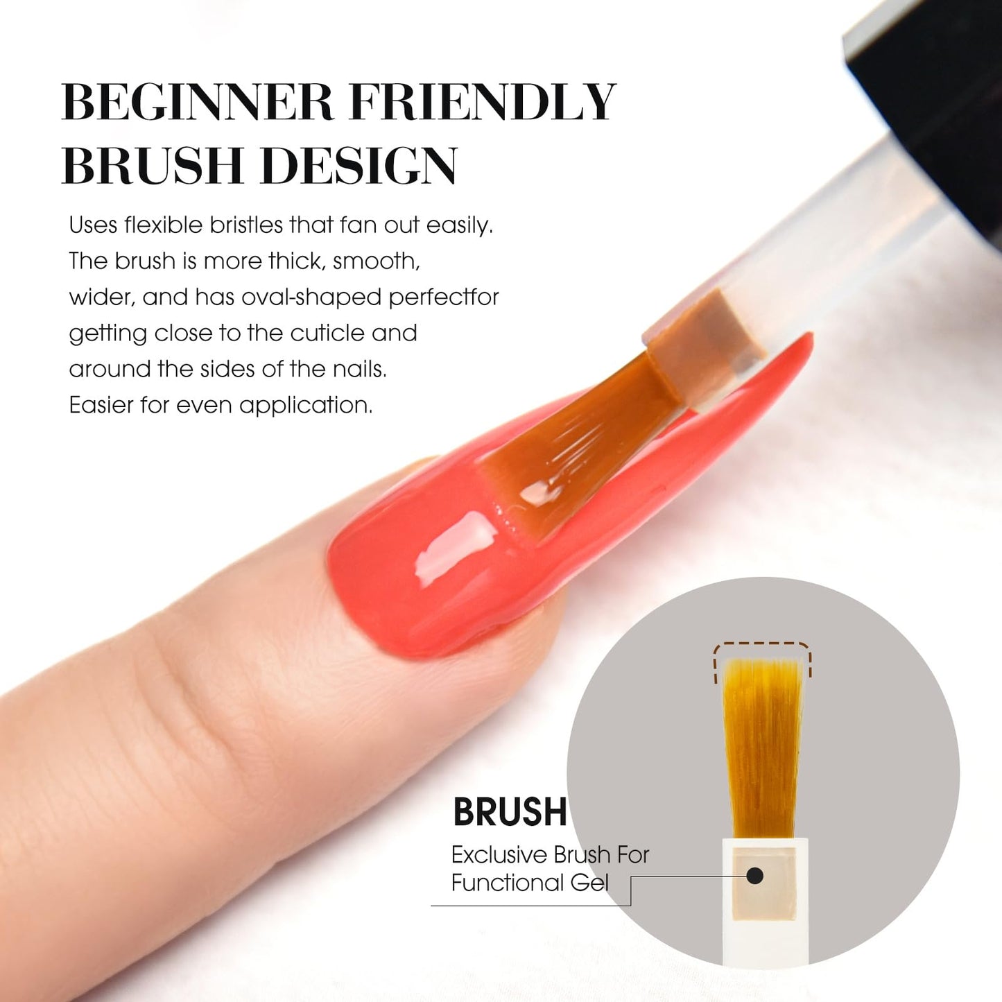 CANNI Light Pink Gel Nail Polish, 1Pcs Baby Pink Gel Polish Soft Pale Color High Gloss Soak Off U V Nail Manicure Salon DIY