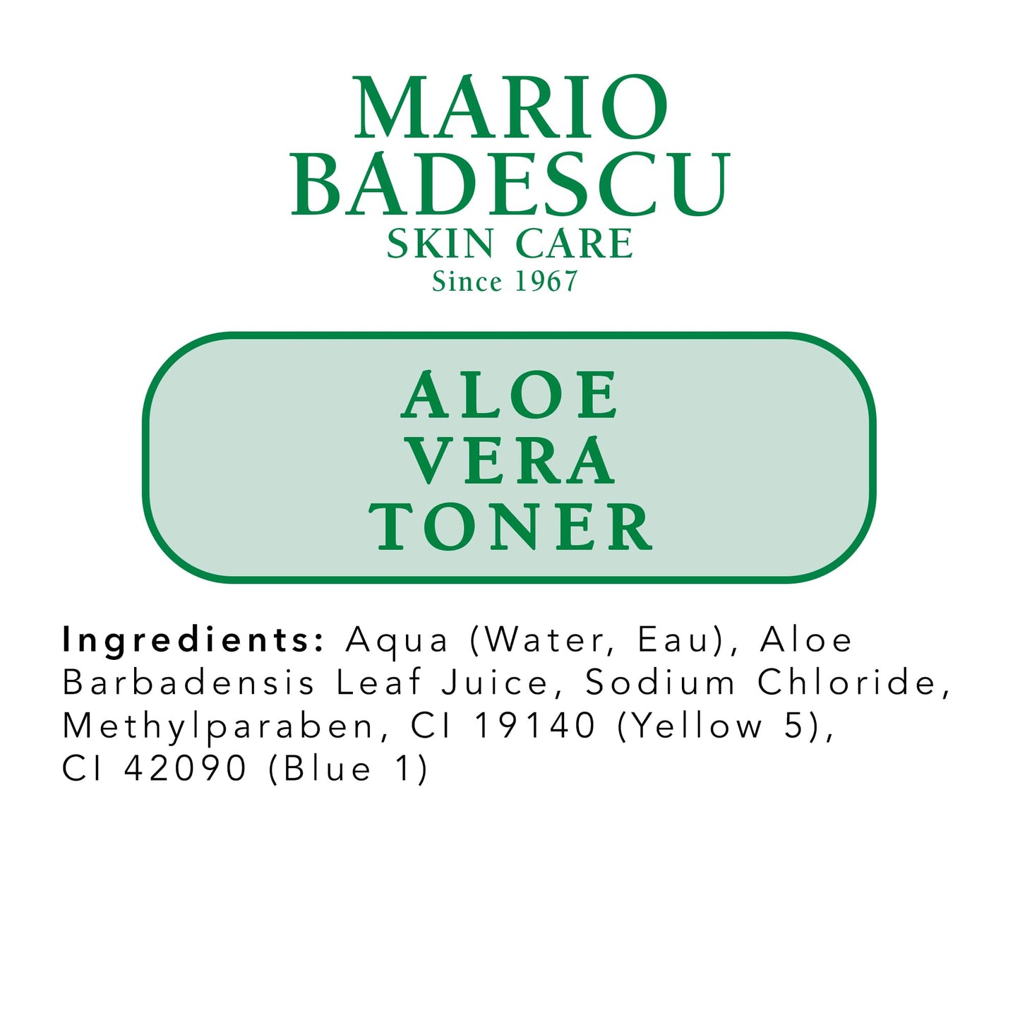 Mario Badescu Aloe Vera Toner for Face | Hydrating Facial Toner for Dry and Sensitive Skin | Gentle Astringent for Face with Aloe Vera to Soothe, Refresh, and Balance Skin | Skincare for Men and Women