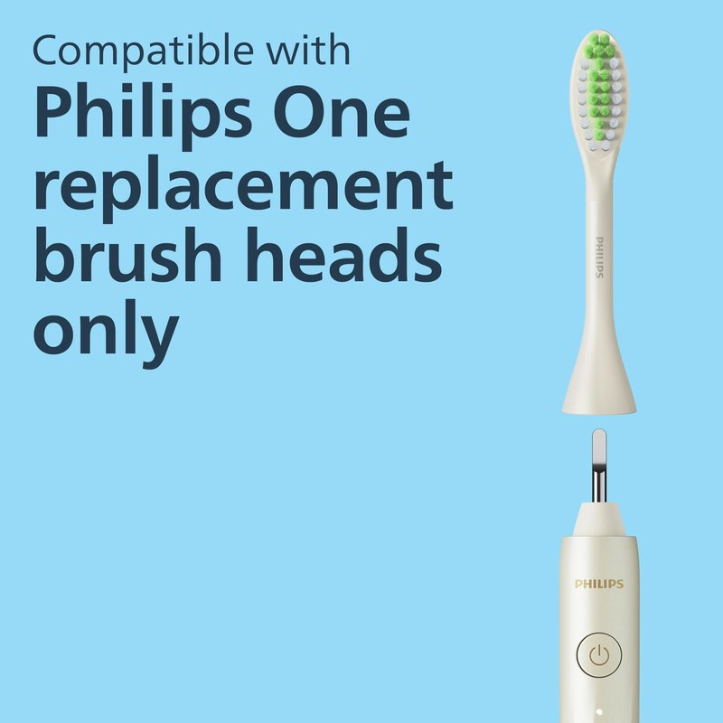 Philips Sonicare One by Sonicare Rechargeable Toothbrush, Snow, HY1200/27
