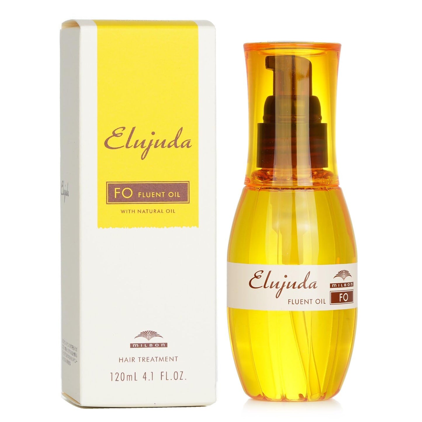 Elujuda FO Fluent Oil for Fine & Normal Hair - 4.1 oz Nourishing Hair Treatment