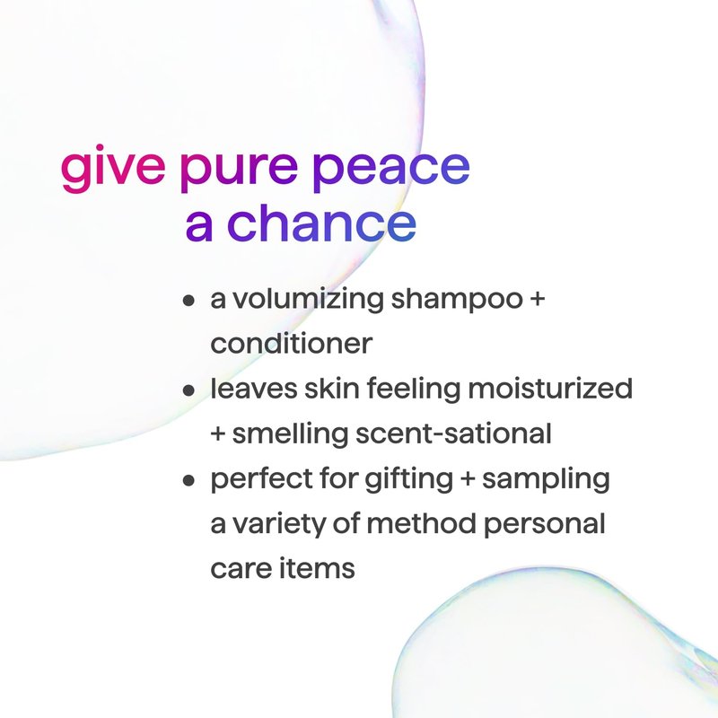 Method Body Wash and Hair Care Gift Set, Pure Peace