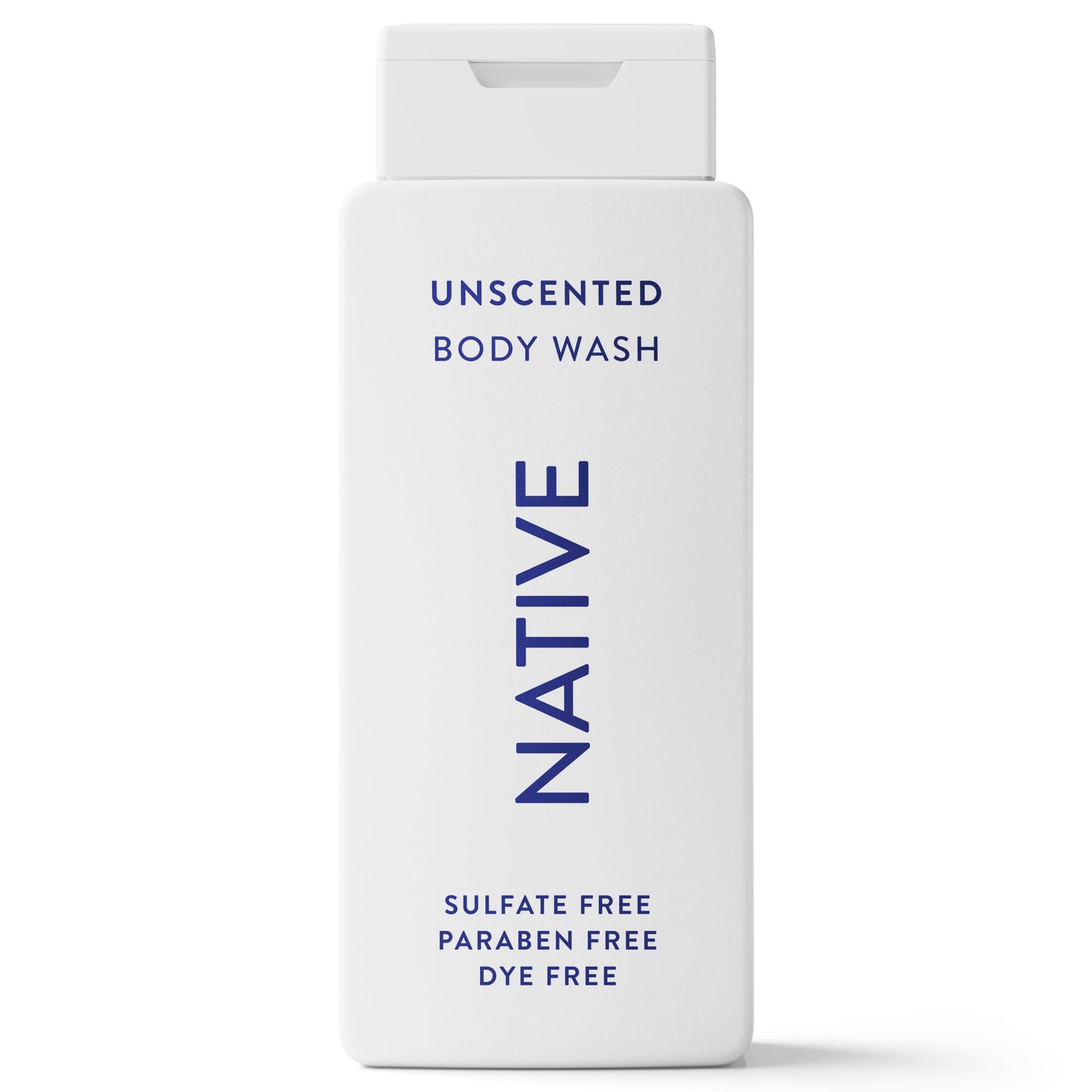 Native Body Wash Contains Naturally Derived Ingredients | For Women & Men, Sulfate, Paraben, & Dye Free Leaving Skin Soft and Hydrated |Unscented 18 oz