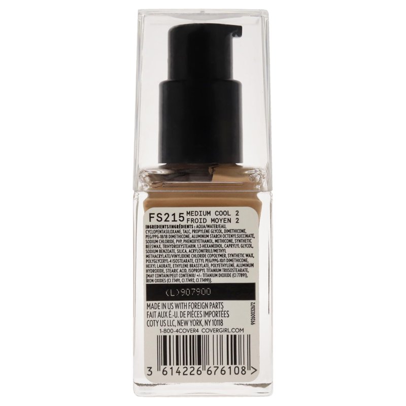 COVERGIRL Matte Ambition, All Day Foundation, Medium Cool 2, 1.01 Ounce