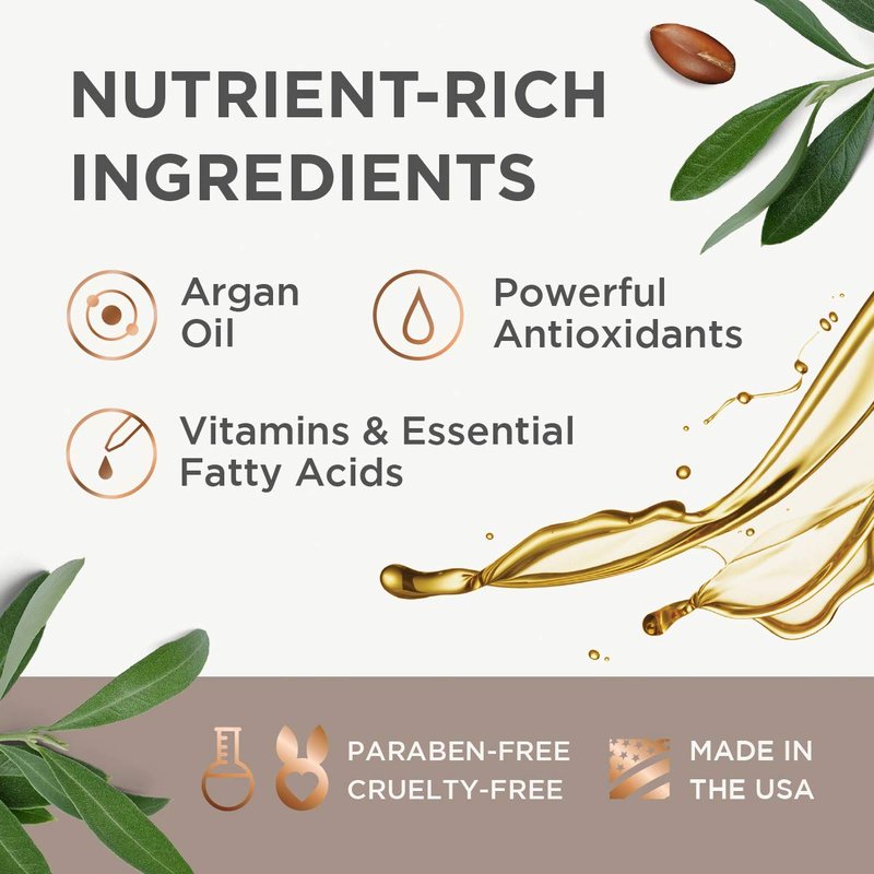 Argan Magic Split Endz Cream - Instantly Binds Frayed and Separated Ends While Preventing Future Breakage | Controls Frizz | Paraben Free, (6 oz)