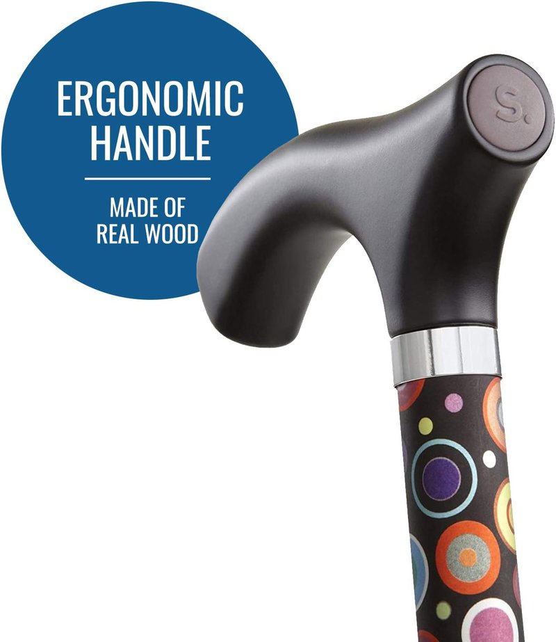 Folding Walking Cane for Women & Men - Lightweight, Adjustable Design | Ergonomic Grip