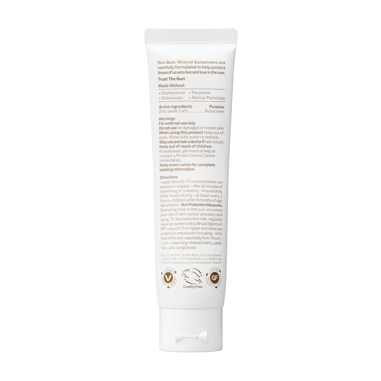 Sun Bum Mineral SPF 30 Tinted Face Sunscreen - Matte Primer - Broad Spectrum Moisturizing Sunscreen with Vitamin E - Hawaii 104 Act Compliant (Without Octinoxate & Oxybenzone) - Travel Size 1.7 oz
