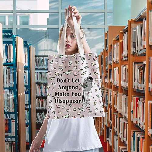 FOTAP LGBTQ Gift Hi Leaves Tote Bag Spotify Inspired Gift Nick and Charlie Gifts BL Boys Love Gifts (Disappear Tote)