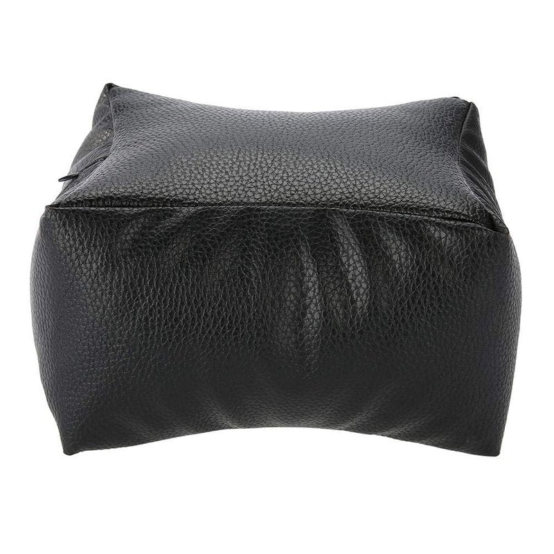 Hand Rest Cushion Pillow Nail Art Design, Hand Pillow Washable Soft PU Arm Rest Cushion Manicure Tool Salon Beauty Accessory (black)