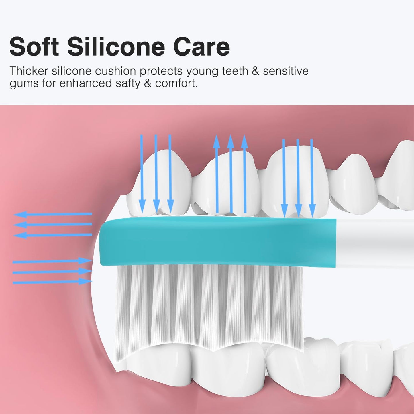 Boclengo Kids Replacement Heads for Philips Sonicare Kids Toothbrush Heads (for 7+ Years Old),for Phillips Sonicare HX6042/94, HX6340,HX6321,HX6320/30,Standard Child Brush Head for Philips Sonic Care