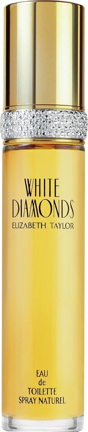 White Diamonds Eau De Toilette Spray for Women - 3.3 Fl Oz | Elegant Fragrance by Elizabeth Taylor