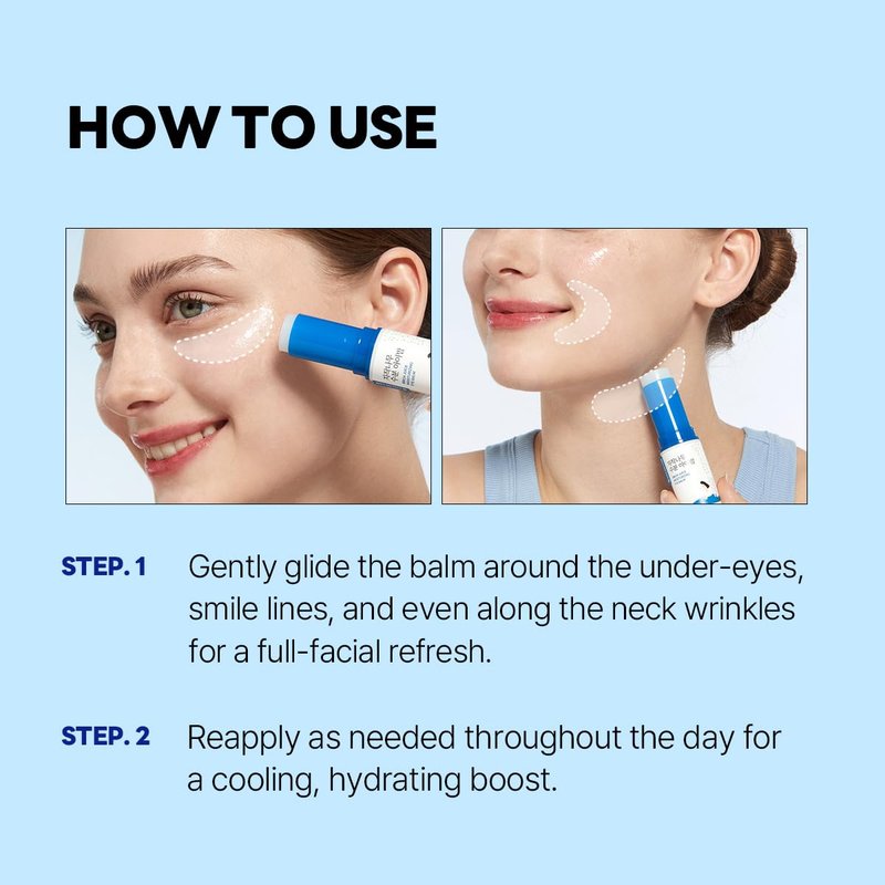 Birch Juice Icy Cooling Eye Stick - Depuffing Glow Booster Balm for Dark Circles & Fine Lines | 0.35 oz
