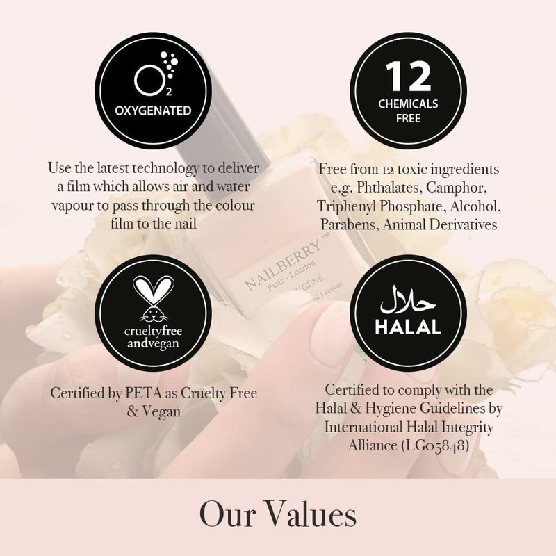 Nailberry Bi-Phase Nail Color Remover - Acetone-Free, Nourishing & Vegan | 100 ml