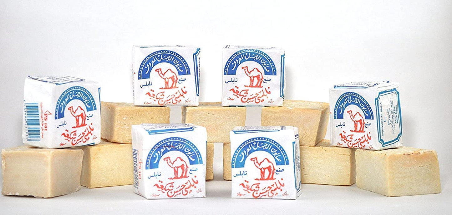 Al-Jamal ~ Palestinian Olive Oil Soap Bar West Bank Holy Land Organic Natural Traditional ~ Nablus (Count 6)
