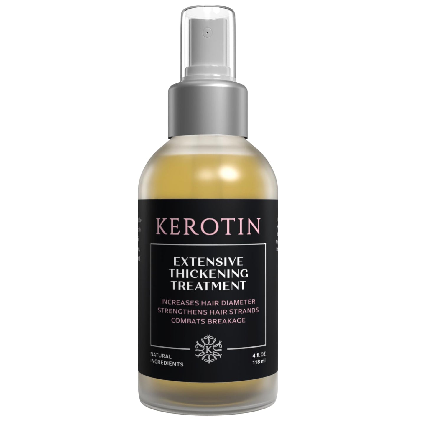 Kerotin Extensive Thickening Treatment Spray for Fine and Thin Hair - Spray I Hair Diameter Booster and Heat Protectant. All-natural, Cruelty and Alcohol-Free, Made in the USA. (1)