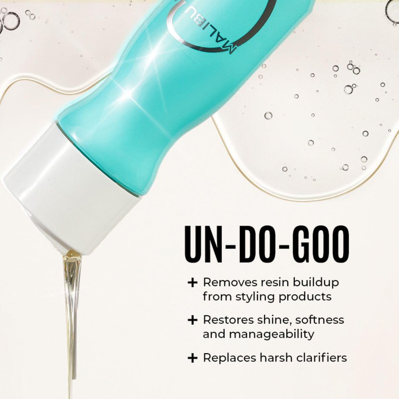 Malibu C Un-Do-Goo Clarifying Shampoo - Deep Cleansing Treatment for Product Buildup | Travel Size 3.4oz