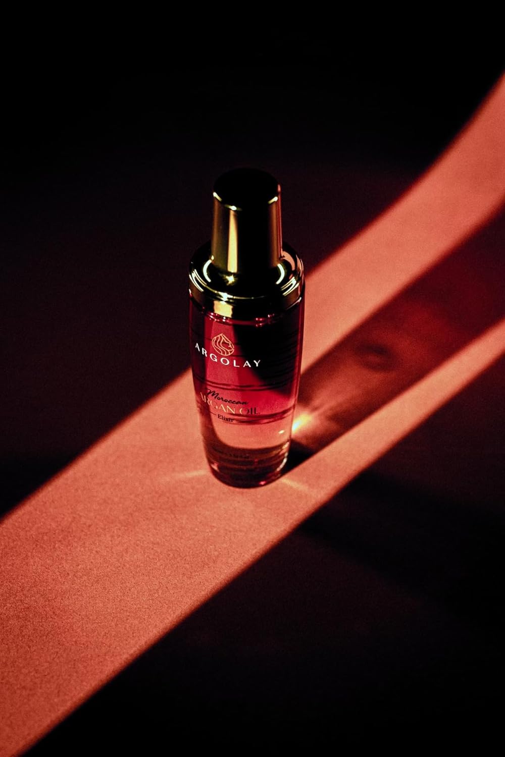 Moroccan Argan Oil Elixir - Lightweight & Nourishing Hair Oil for Shine, Frizz Control & Heat Protection | 100 mL (3.4 oz)