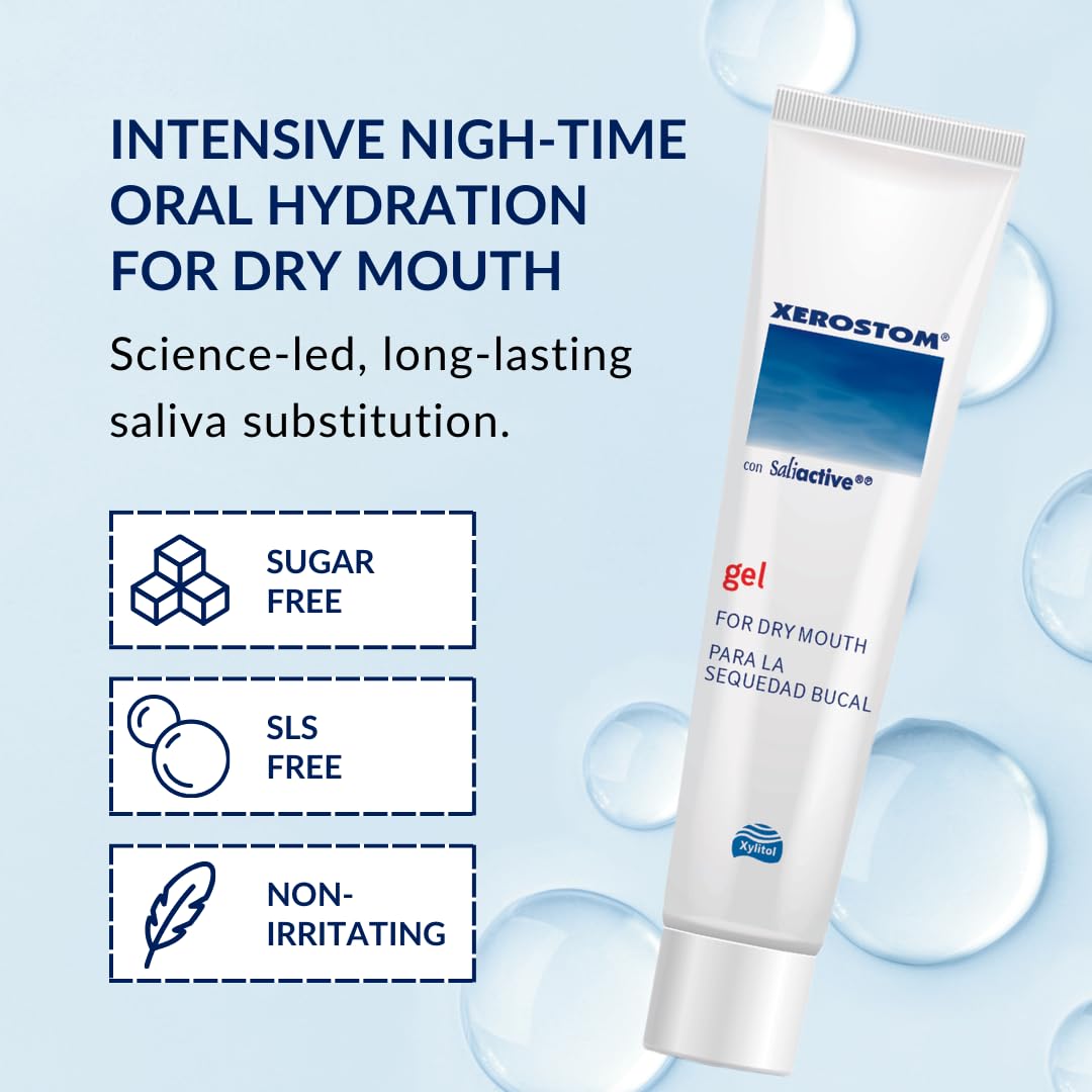 Saliactive Gel for Dry Mouth Relief - 25ml Moisturizing Formula