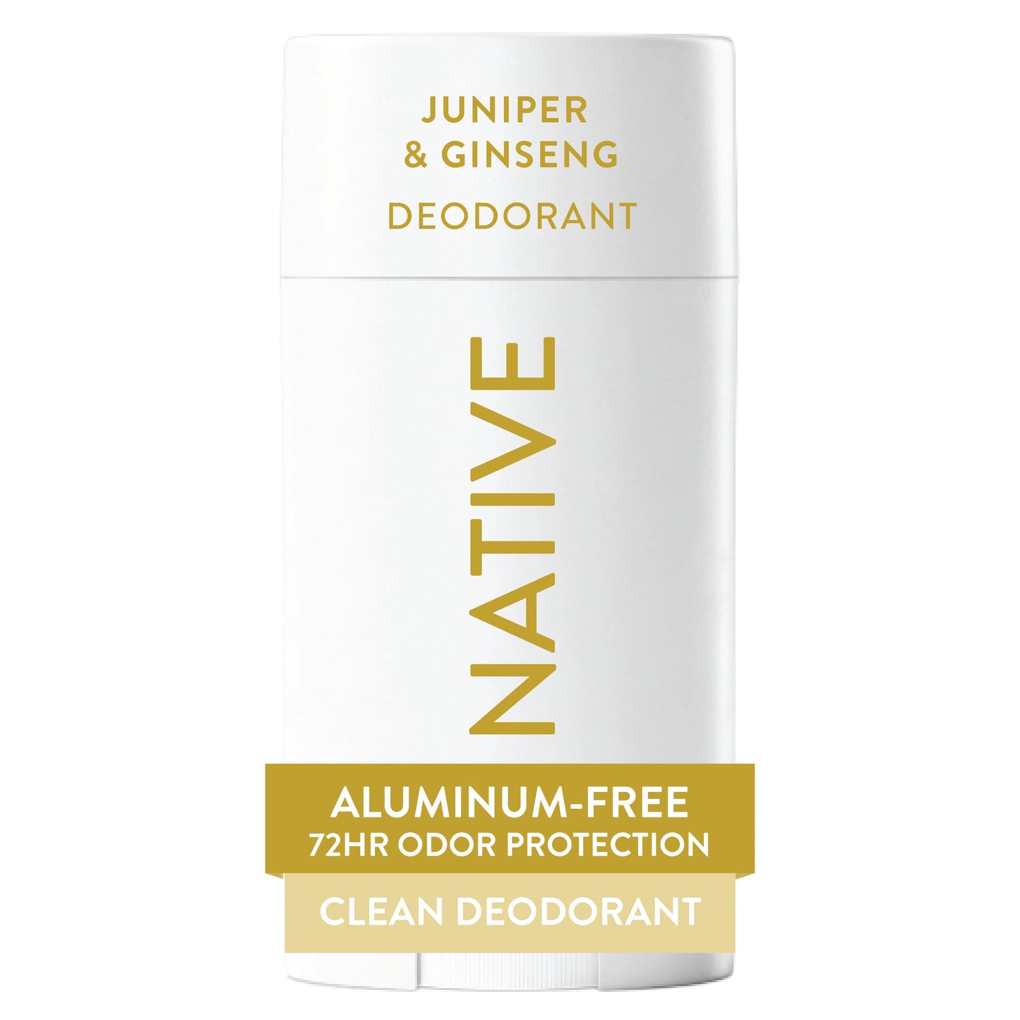 Native Deodorant Contains Naturally Derived Ingredients, 72 Hour Odor Control, Deodorant for Women and Men, Aluminum Free, Juniper & Ginsing 2.65oz
