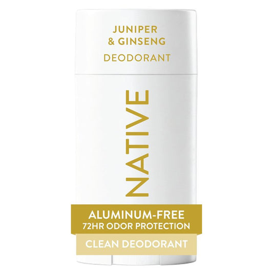 Native Deodorant Contains Naturally Derived Ingredients, 72 Hour Odor Control, Deodorant for Women and Men, Aluminum Free, Juniper & Ginsing 2.65oz