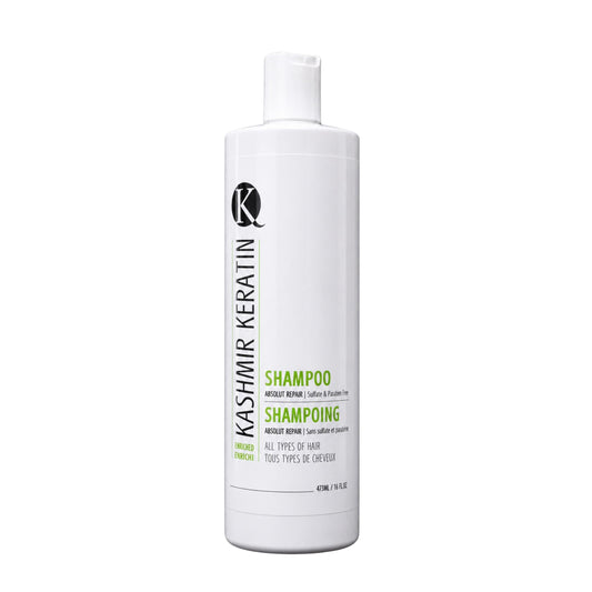 Kashmir Keratin Enriched Shampoo,Sulfate free shampoo,Paraben Free,For All Types Of Hair (16 Fl. Oz)