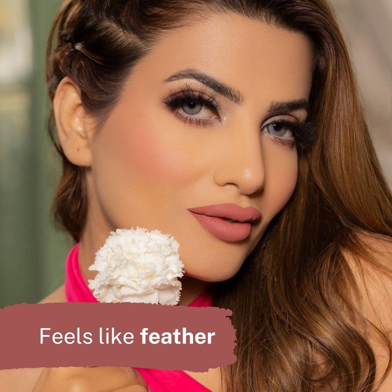 Love Earth Liquid Mousse Lipstick - Matte Finish | Lightweight, Non-Sticky, Non-Drying,Transferproof, Waterproof | Lasts Up To 12 Hours With Vitamin E And Jojoba Oil - (6 ml (Pack Of 1) Pink Colada)