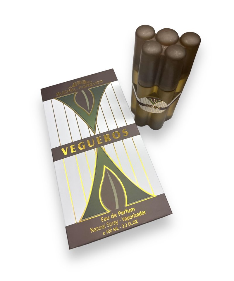 Vegueros Eau de Parfum 3.4 oz – Perfume Cubano - Woody Tobacco Masculine Fragrance Inspired by Cuban Tradition – Long Lasting Men's Perfume - Cuban Cologne for Men
